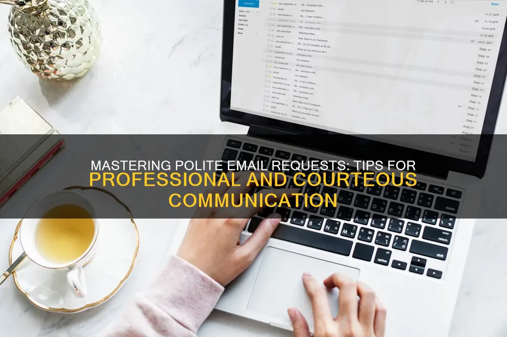 how to request politely email