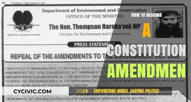 Rescinding Constitutional Amendments: A Step-by-Step Guide
