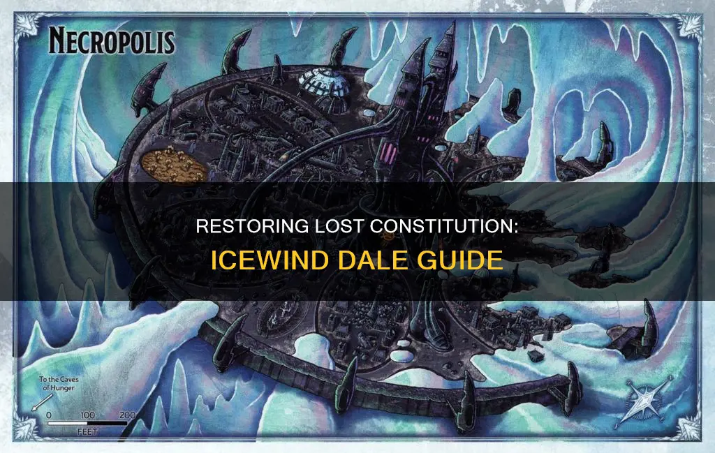 how to restore lost constitution in icewind dale