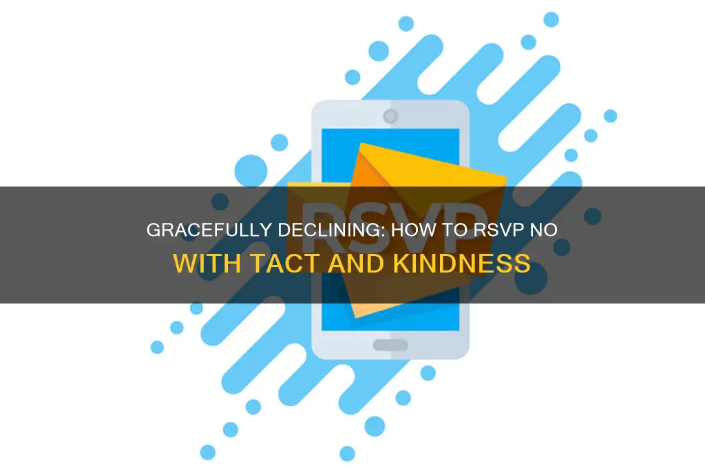 how to rsvp no politely