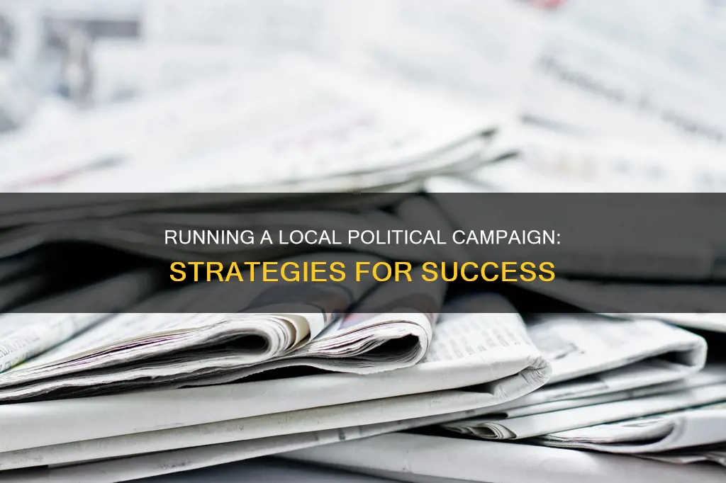 how to run a local political campaign