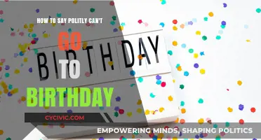 Gracefully Declining a Birthday Invitation: Polite Ways to Say No