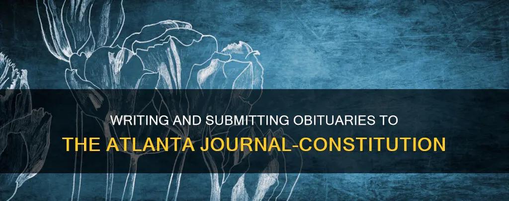 how to send an obituary to the atlanta journal constitution