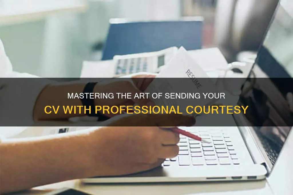 how to send cv politely