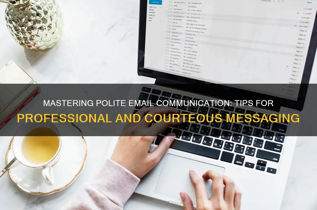 how to send email politely