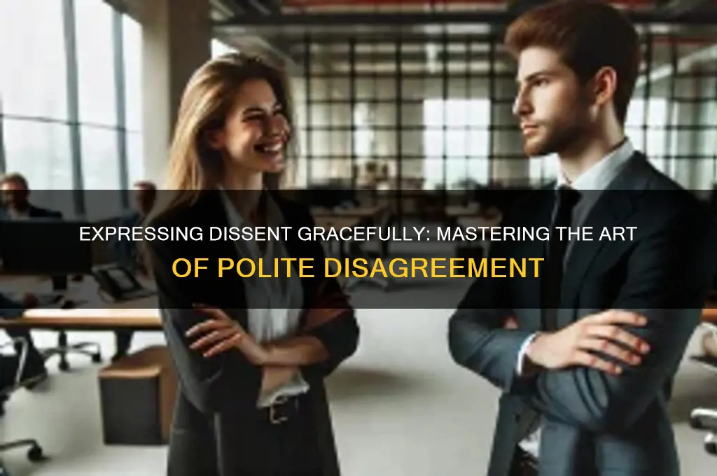how to show disagreement politely