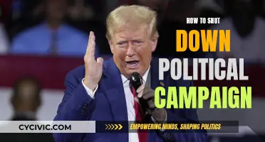 Strategies to Stop a Political Campaign in its Tracks