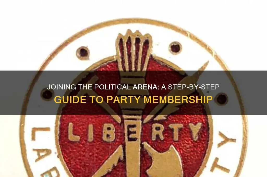 how to sign up for a political party