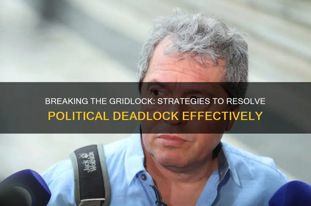 how to solve political deadlock