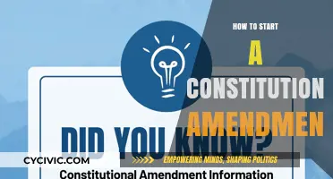 Initiating Constitutional Change: A Guide to Amendments