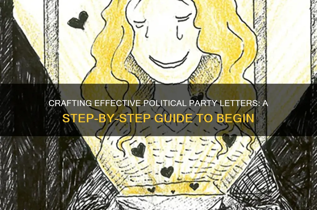 how to start a letter for a political party