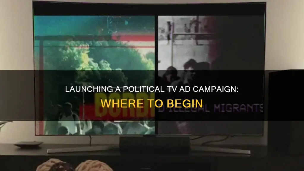 how to start a political campaign ad on tv