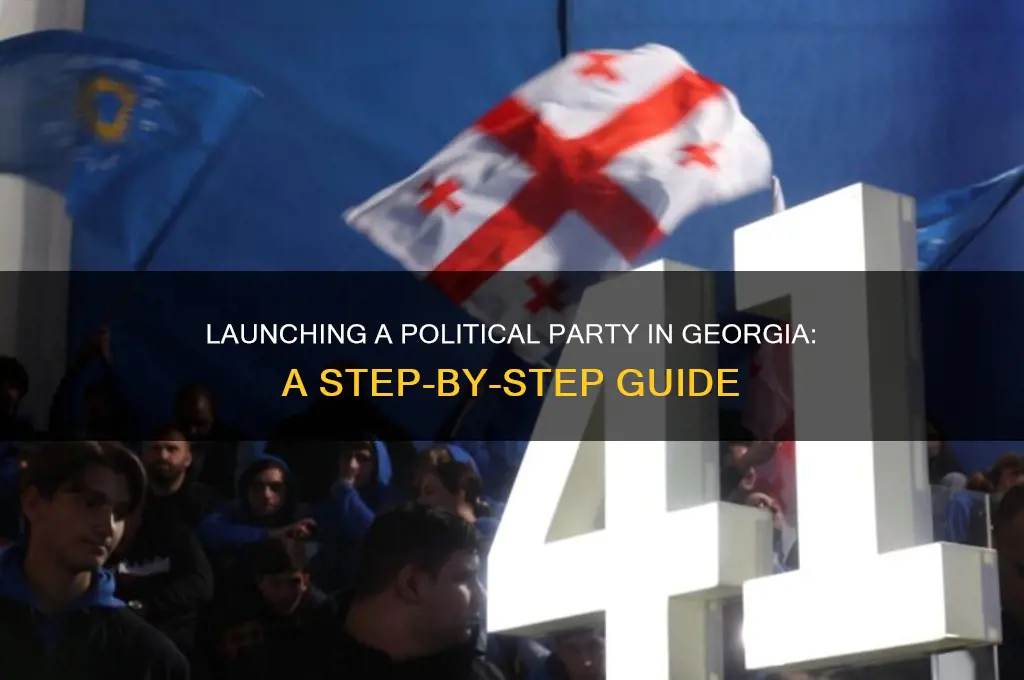 how to start a political party in georgia