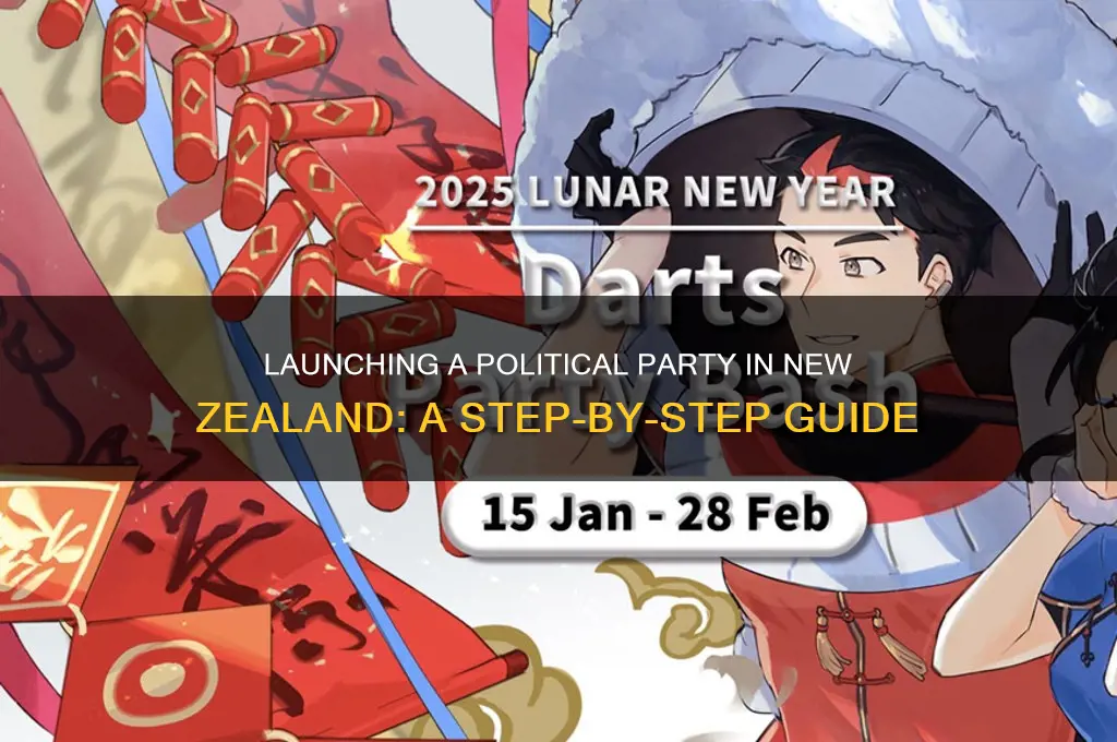 how to start a political party in nz