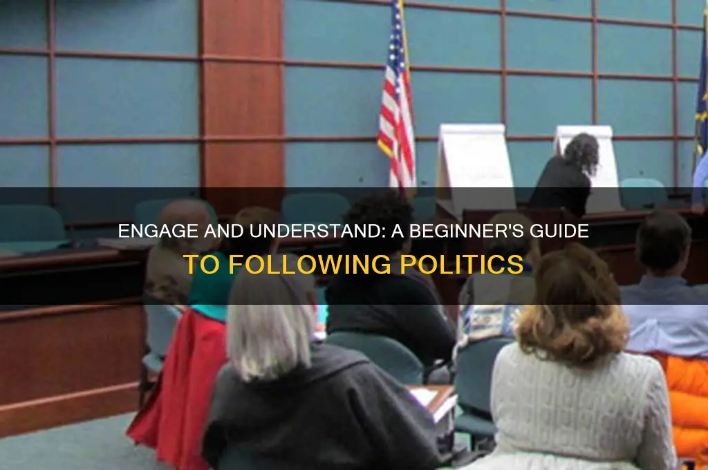 how to start following politics