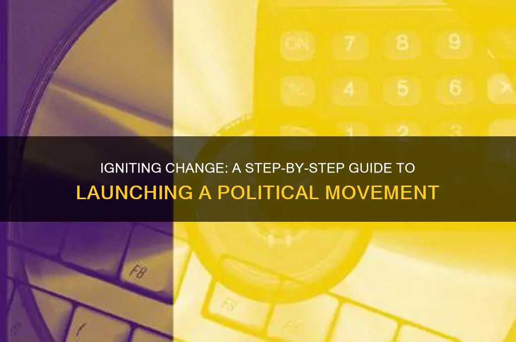 how to start political movement