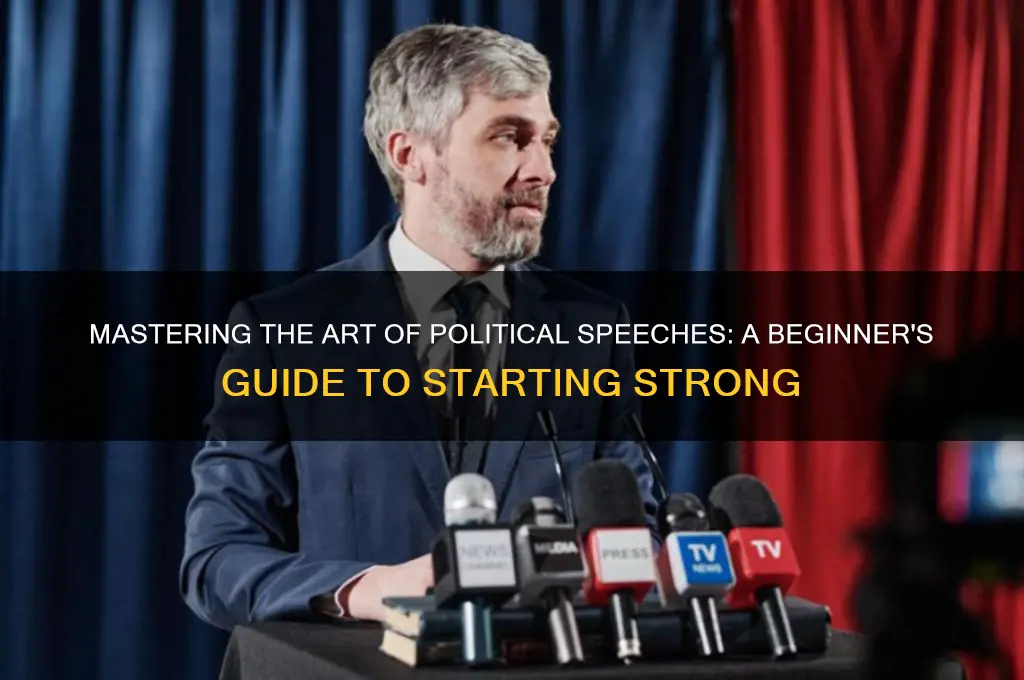 how to start political speech