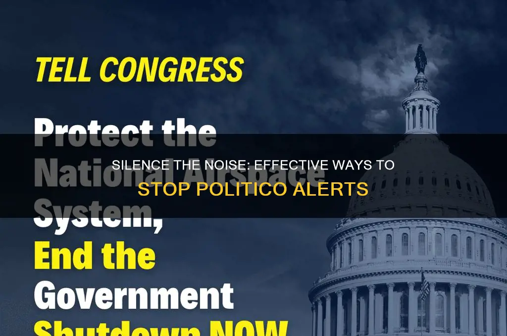 how to stop politico alerts