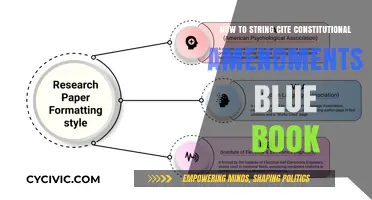 Citing Constitutional Amendments: Blue Book Style Guide