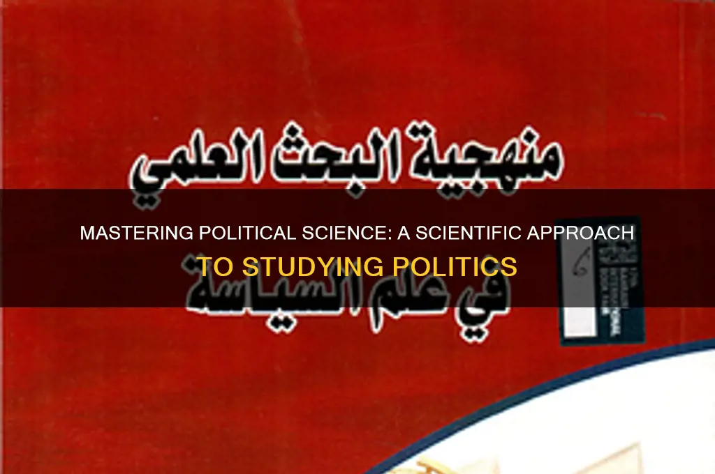 how to study politics scientifically