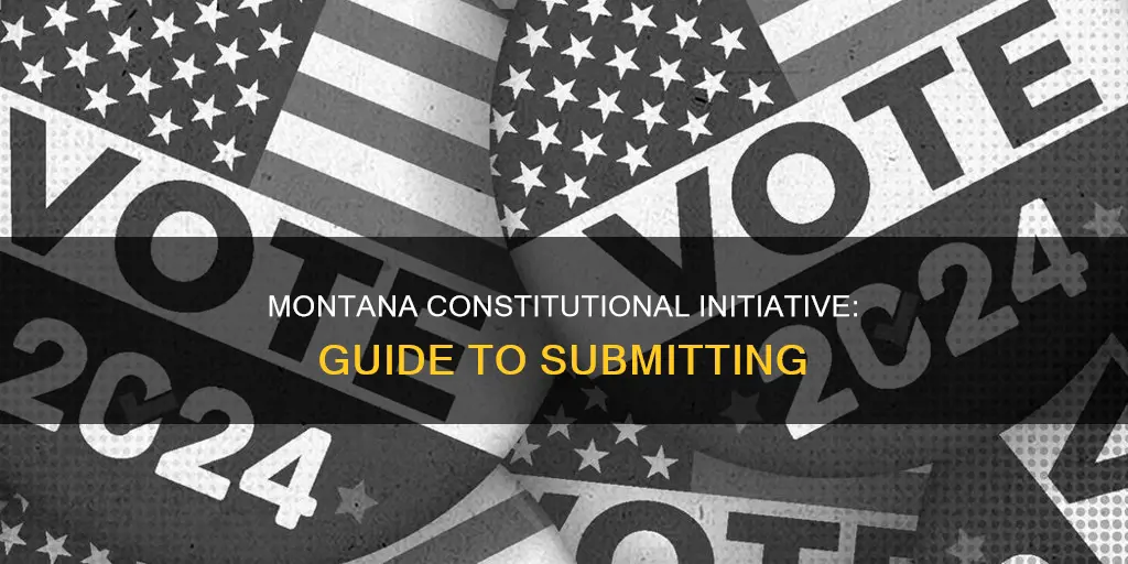 how to submit a constitutional initiative in montana
