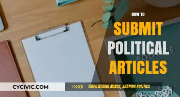 Mastering Political Article Submissions: A Comprehensive Guide for Writers