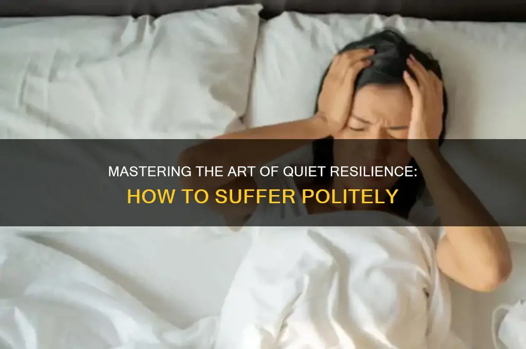 how to suffer politely