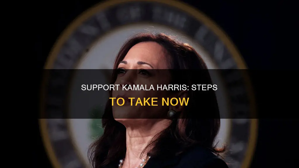 how to support kamala