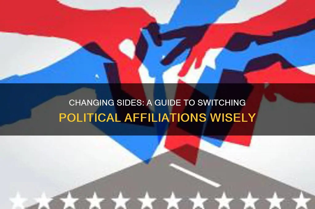how to switch political affliation