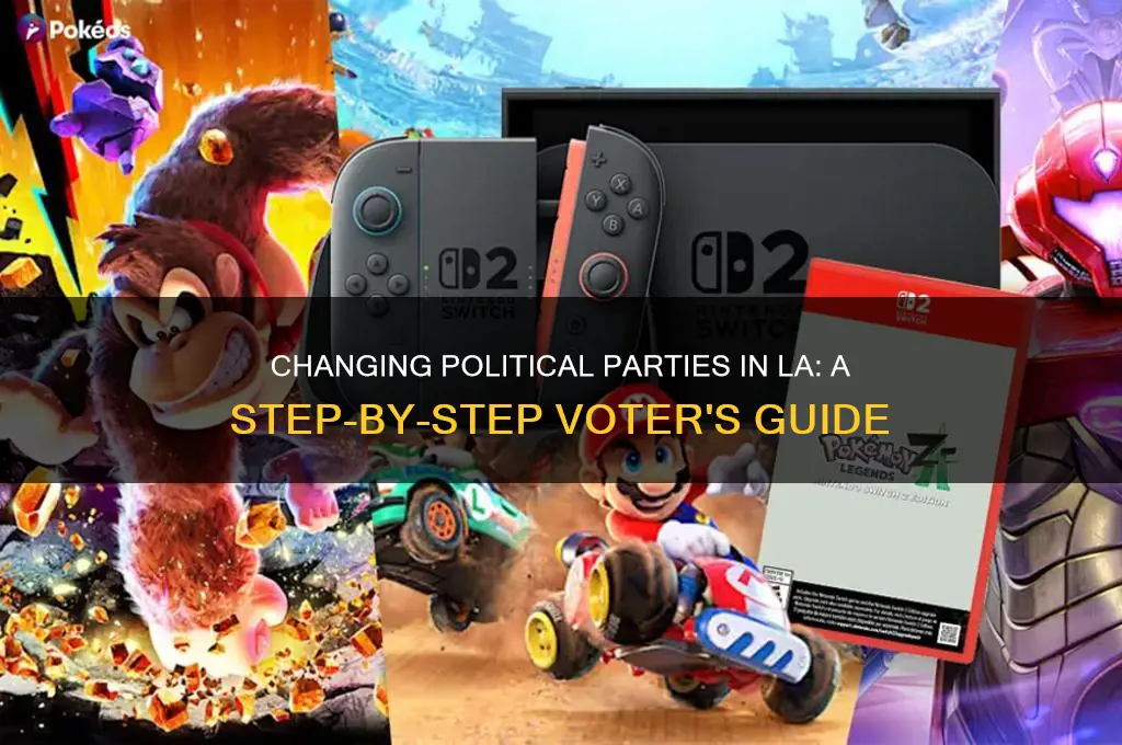how to switch political party los angeles
