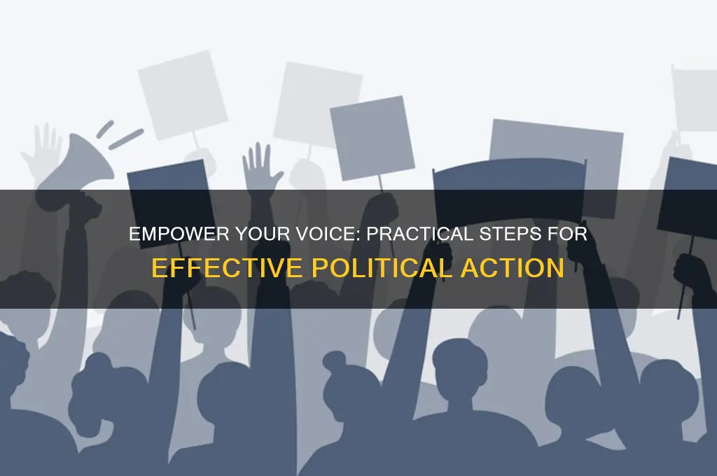 how to take political action