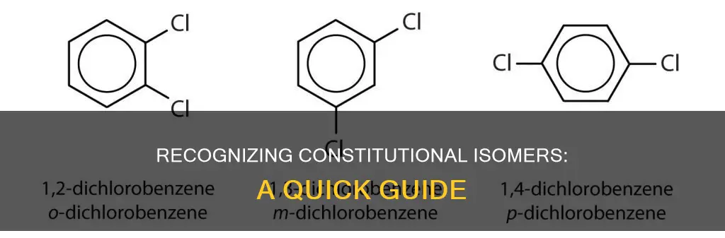how to tell if its a constitutional isomer