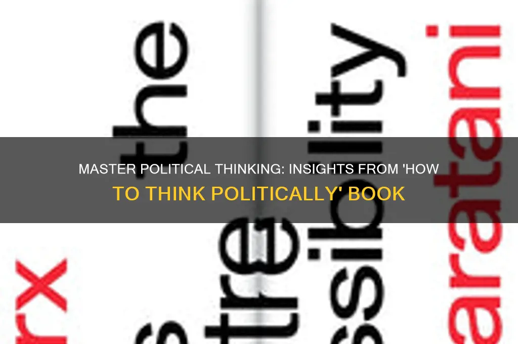 how to think politically book