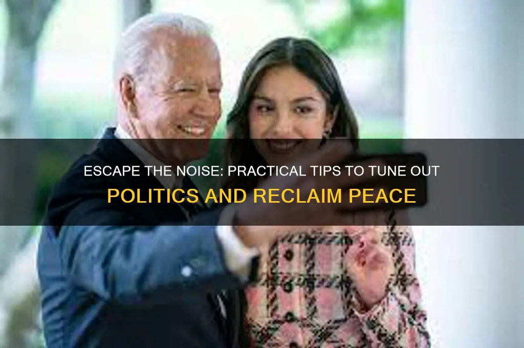 how to tune out politics