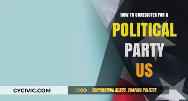 How to Unregister from a Political Party in the US