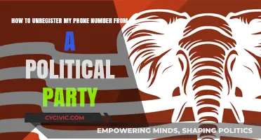 How to Unregister Your Phone Number from Political Party Lists