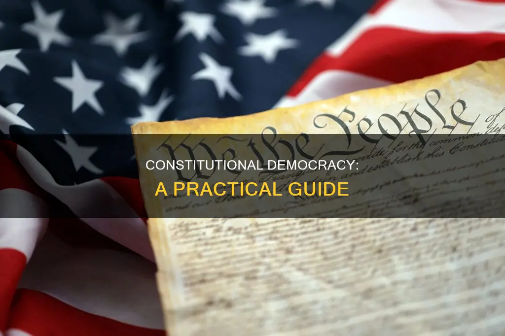 how to use constitutional democracy in a sentence