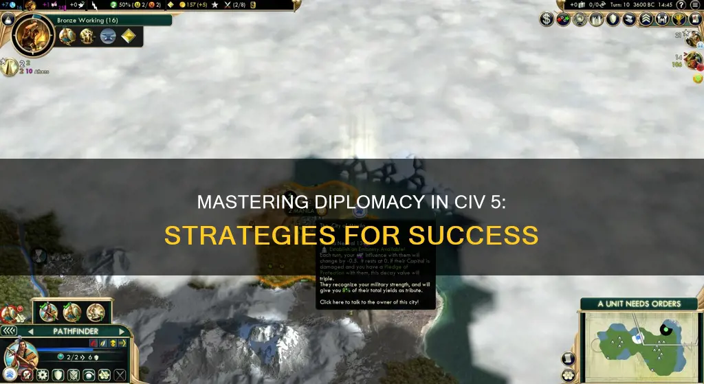 how to use diplomacy civ 5