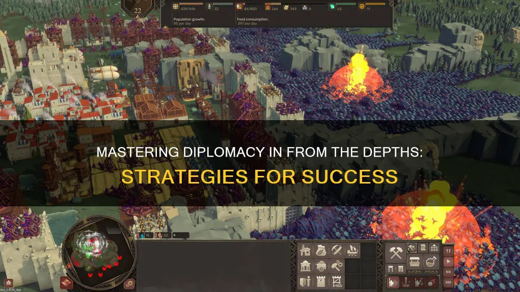 how to use diplomacy in from the depths
