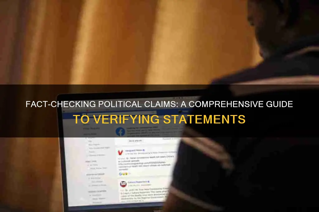 how to verify political statements