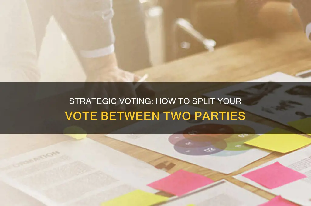 how to vote for two different political parties