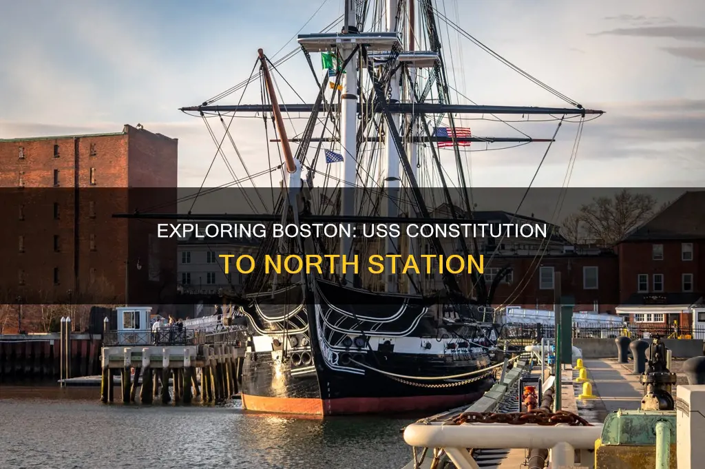 how to walkfrom uss constitution to north station