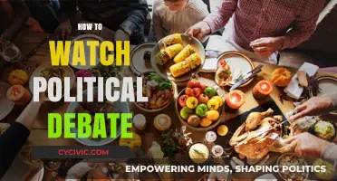 Mastering the Art of Watching Political Debates: Tips and Strategies