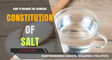 Strategies to Weaken Salt's Chemical Composition