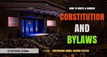Crafting Church Constitution and Bylaws: A Guide