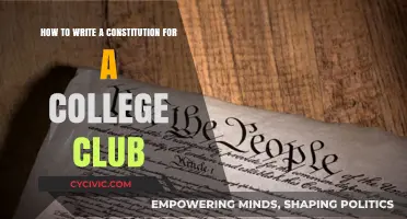 Writing a College Club Constitution: A Step-by-Step Guide