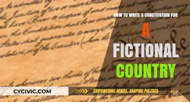 Crafting a Constitution for Your Fictional Nation