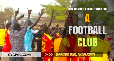 Writing a Football Club Constitution: A Guide