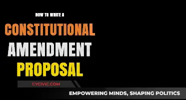 Writing a Constitutional Amendment Proposal: A Step-by-Step Guide