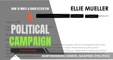 Writing a Cover Letter for Political Campaign Success